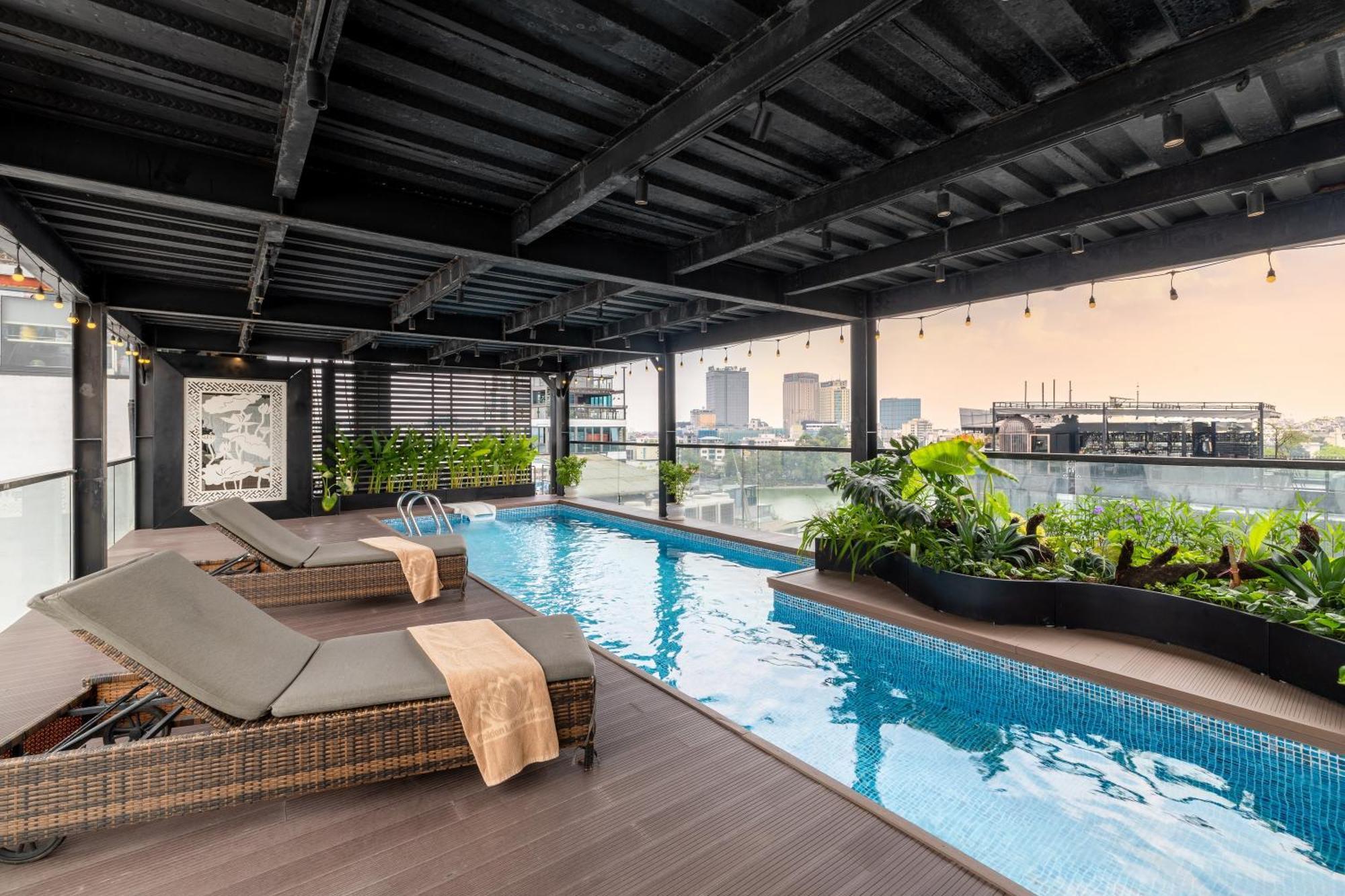 האנוי Golden Lotus Luxury Hotel מראה חיצוני תמונה